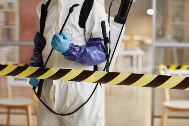 Professional Biohazard Cleanup technician working in Scottsmoor, FL